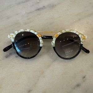 KREWE St Louis Sunglasses Limon to Black